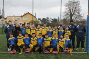 Photo de l'équipe U12 2023-2024 du RC Vichy Rugby