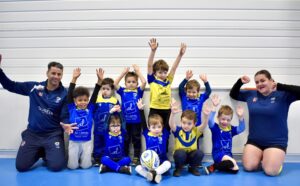 Photo de l'équipe baby rugby 2023-2024 du RC Vichy Rugby