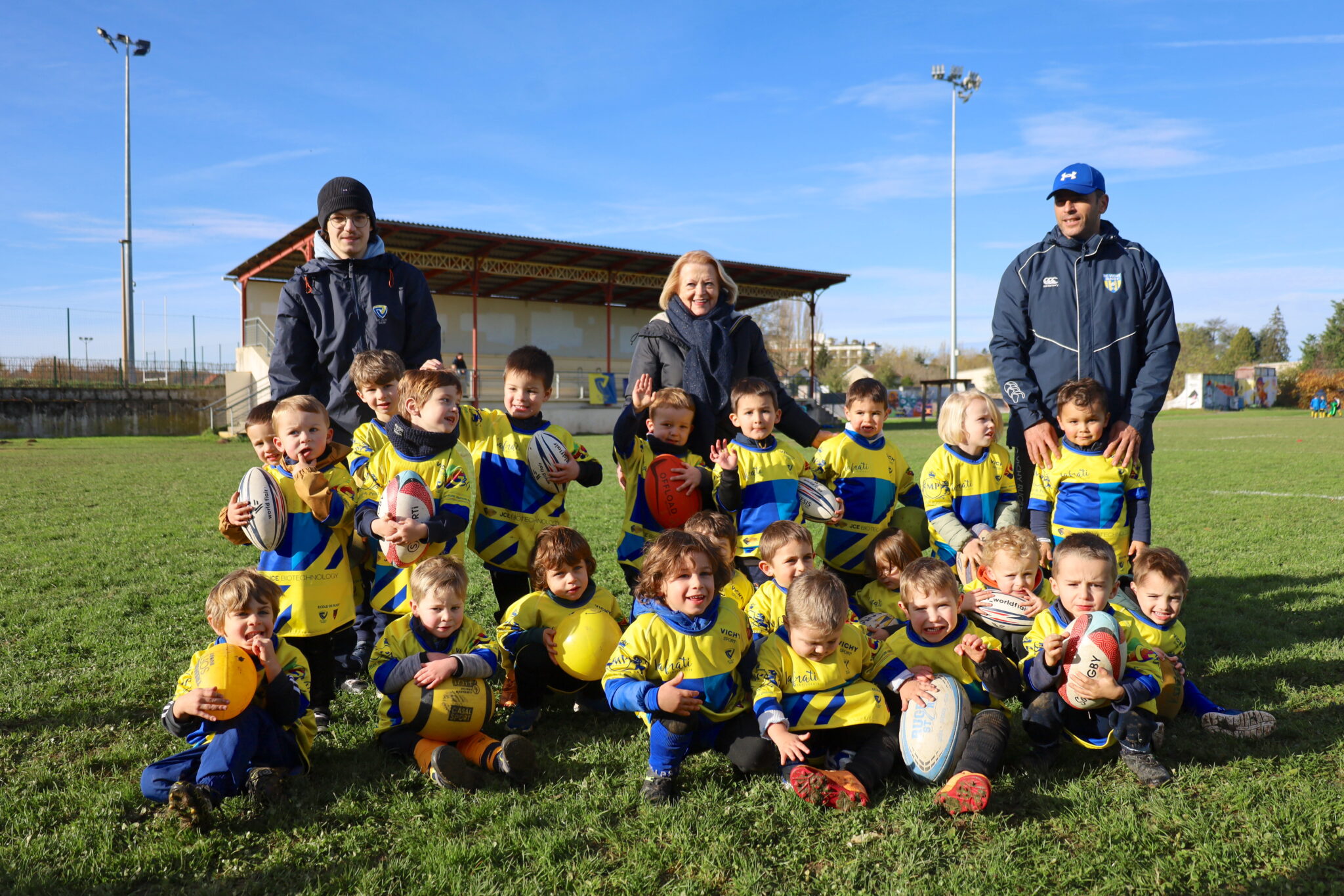Throw Baby Rugby Baby rugby - Racing Club Vichy Rugby - RCV